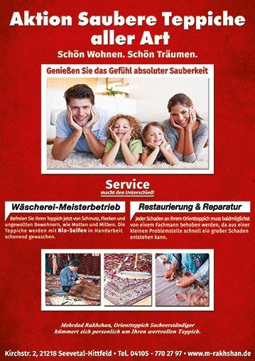 Aktion saubere Teppiche aller Art auf was-wo-finden.de