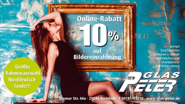 Online-Rabatt 10% Landkreis Harburg – Glas Peter
