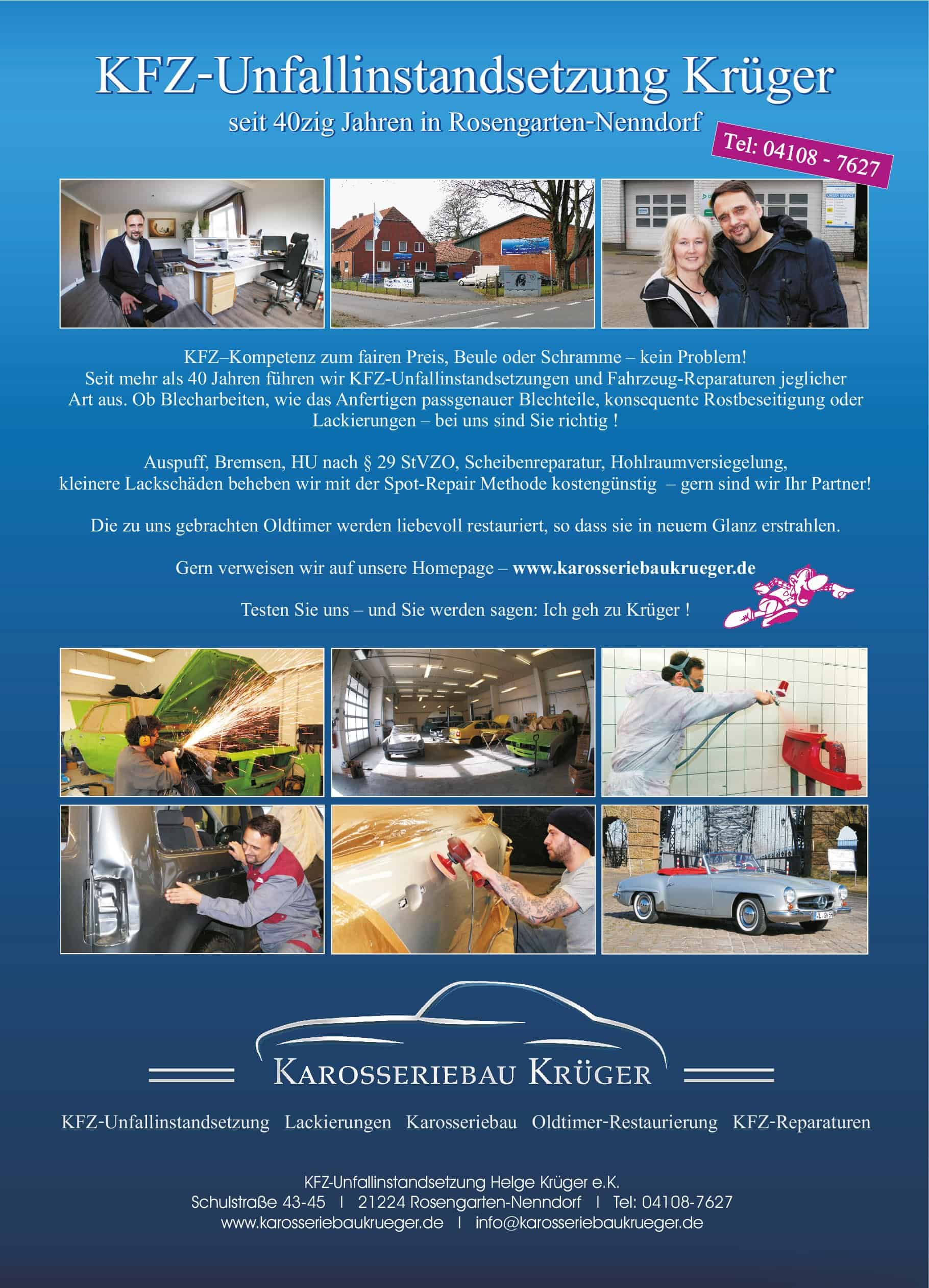 KFZ-Unfallinstandsetzung Nordheide – Karosseriebau Krüger
