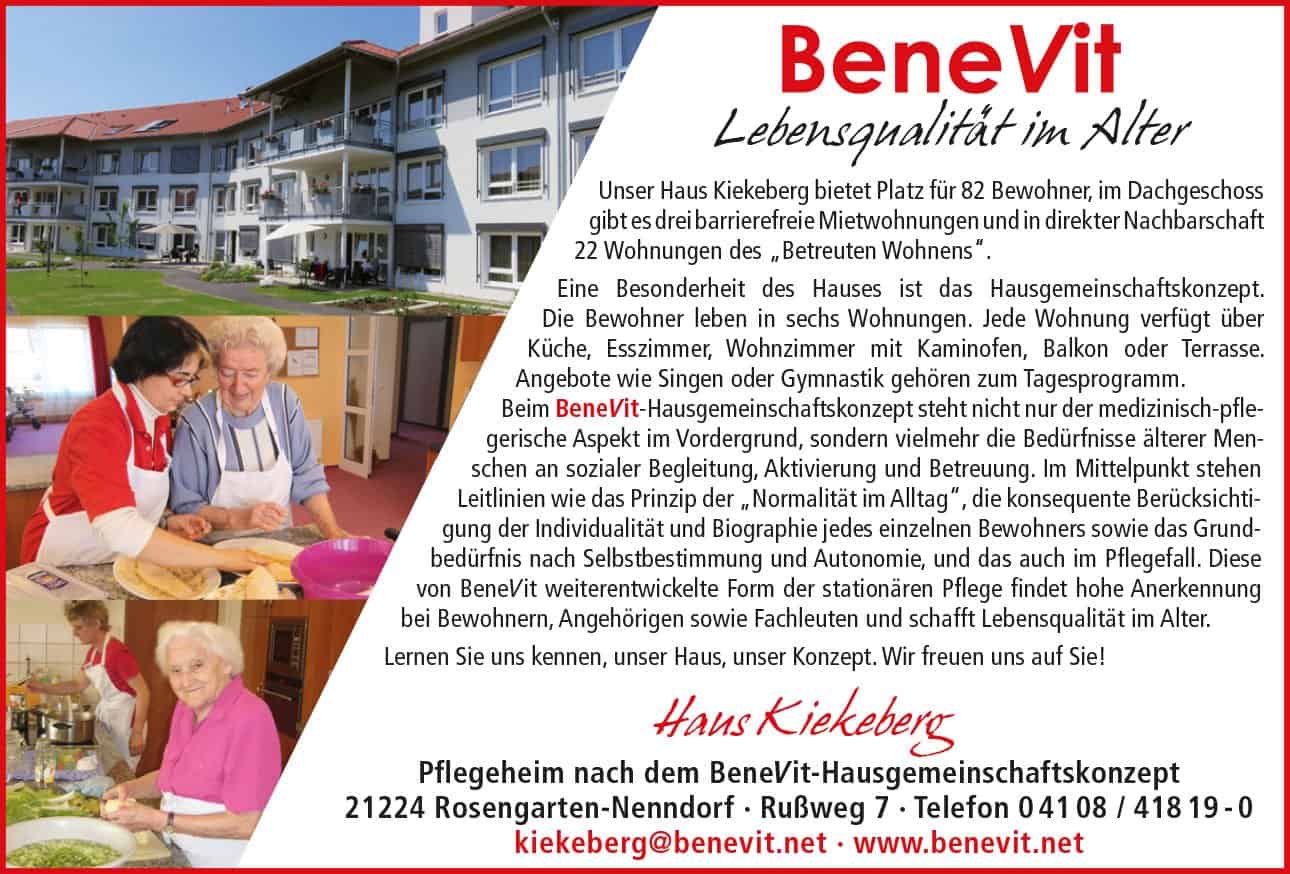 Benefit_web Altenheim Pflegeheim und Seniorenresidenz – BeneVit Haus Kiekeberg