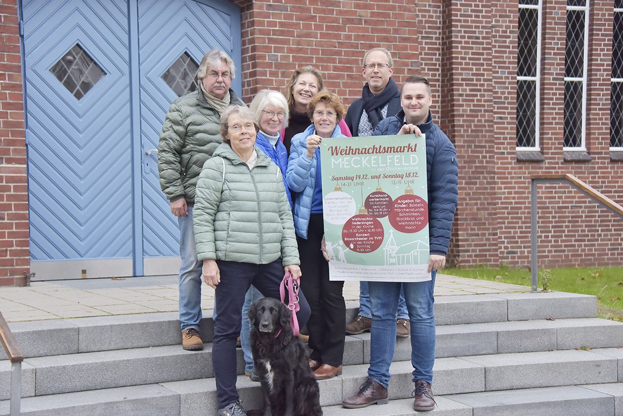 Evangelische Kirchengemeinde Meckelfeld und der Mittelstands- und Gewerbeverein Meckelfeld präsentieren einen gemeinsamen Weihnachtsmarkt