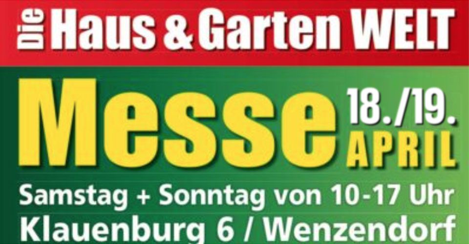 Haus und Garten WELT Messe 2026 auf Hof Oelkers