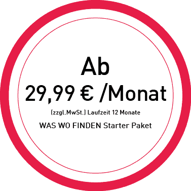 Paket Mehr Onlinesichtbarkeit mit was-wo-finden