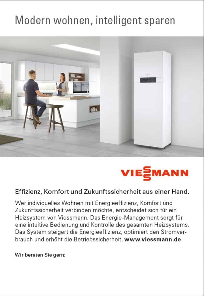 Viessmann Heizsysteme Anzeige