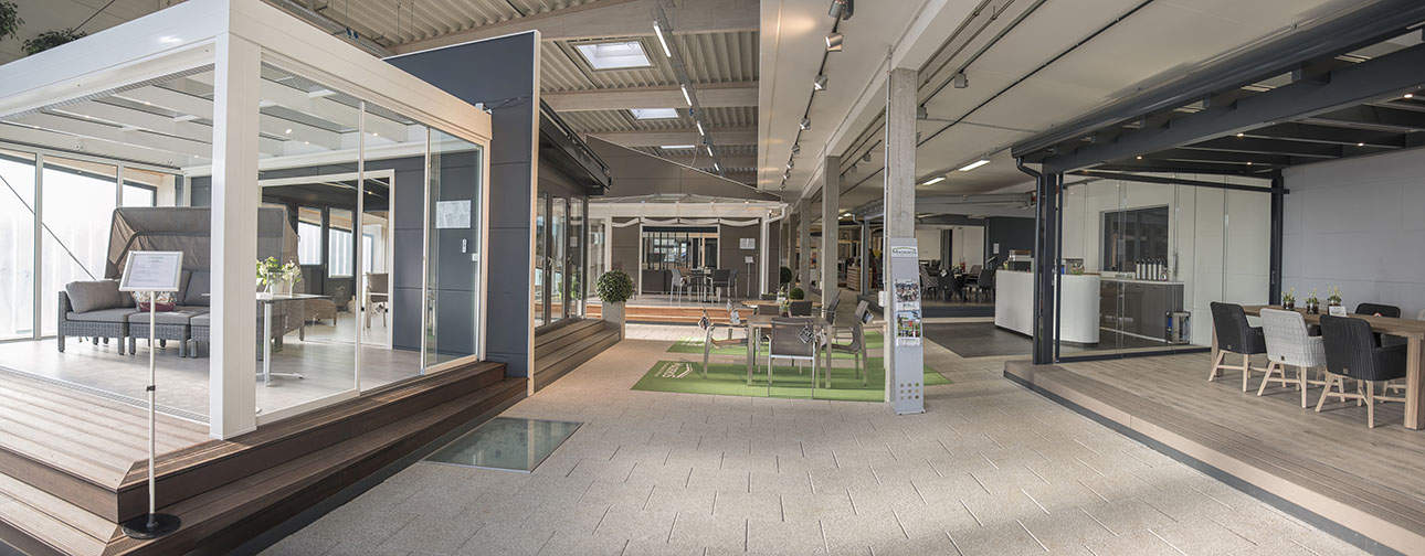Maderos Terrassendächer Showroom
