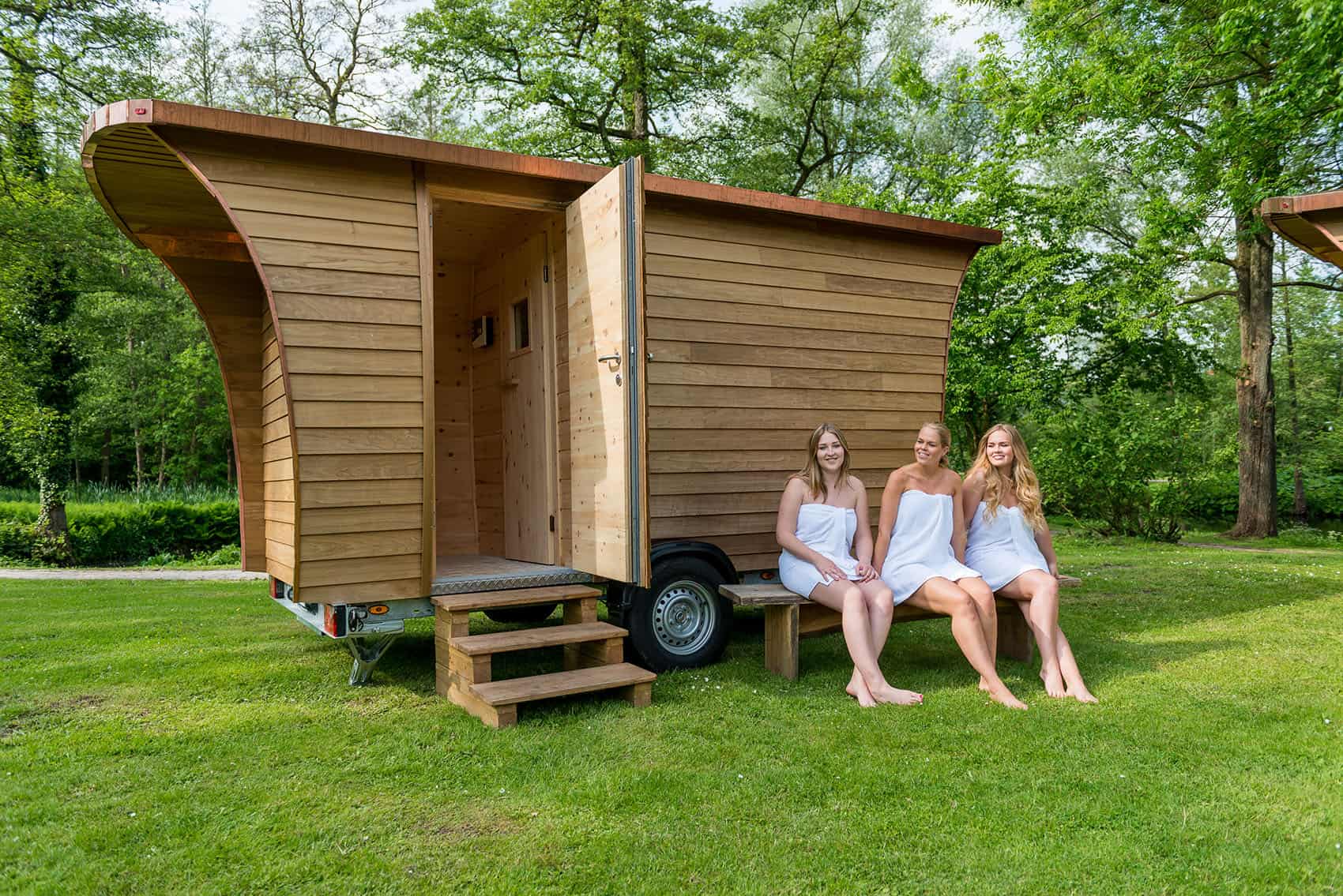 Sauna auf Räder - Tannhäuschen