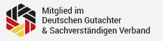 Mitglied im Deutschen Gutachter & Sachverständigen Verband Logo