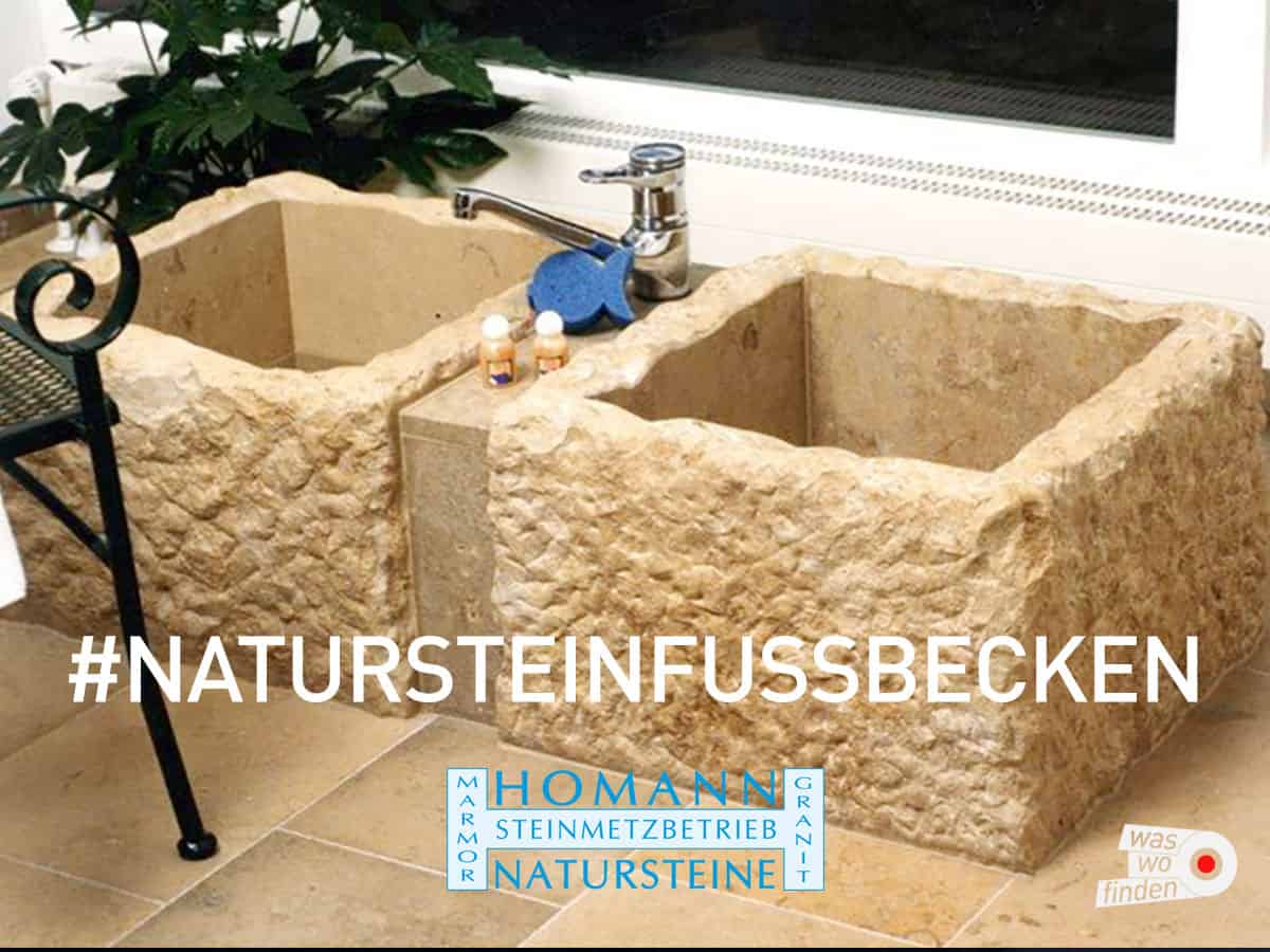 Naturstein Fussbecken - Hamburg