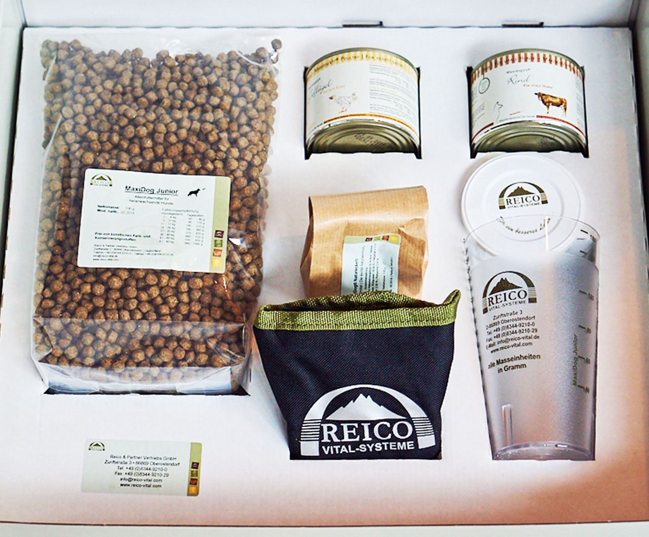 WasWoFinden Hundefutter-Welpenpaket Reico Welpen Begrüßungs-Paket