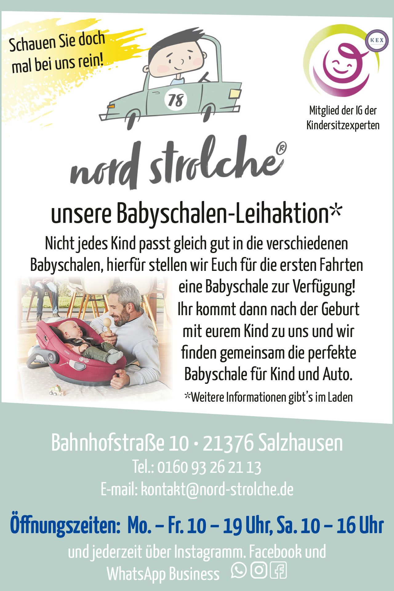 Nord Strolche_1021_90x135.indd Babyschalen Leihaktion Nordheide