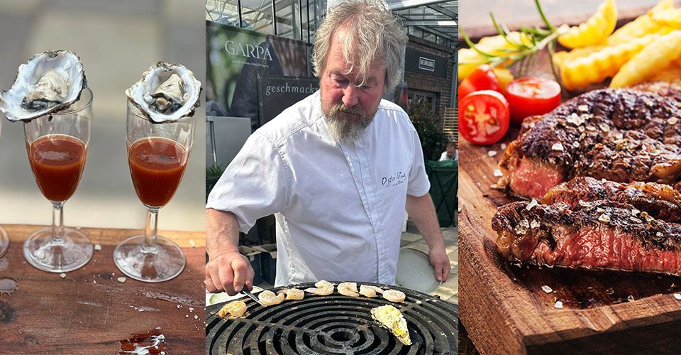 Grill Event bei Garten von Ehren mit Austern King
