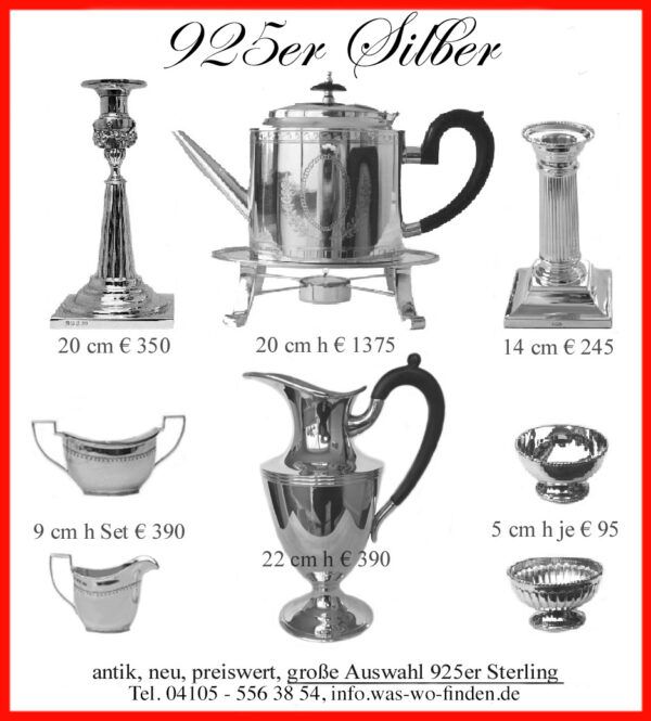 Silberwaren Sterlingsilber