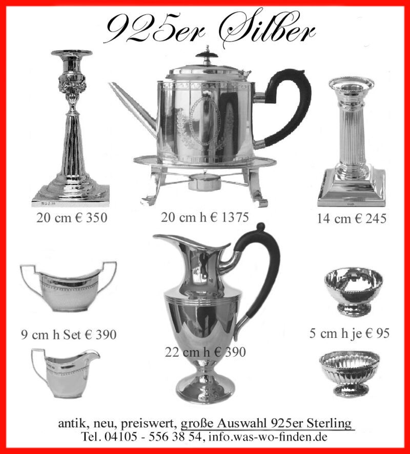 Silberwaren Sterlingsilber