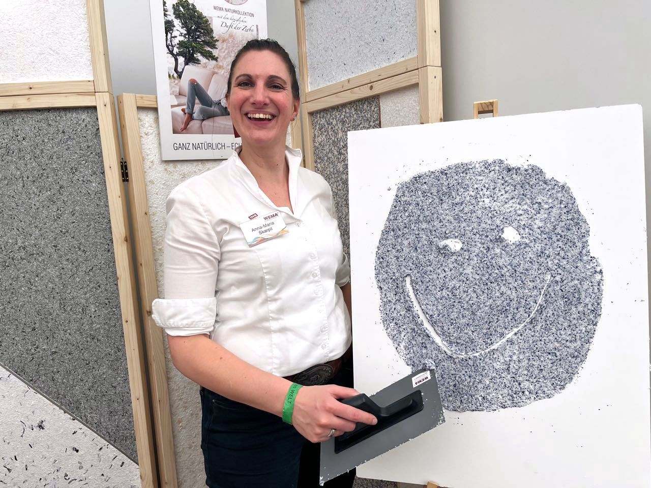 WasWoFinden Haus und Garten Welt Messe Hof Oelkers 2 Anna Maria Skarpil -WEMA Flüssigtapete