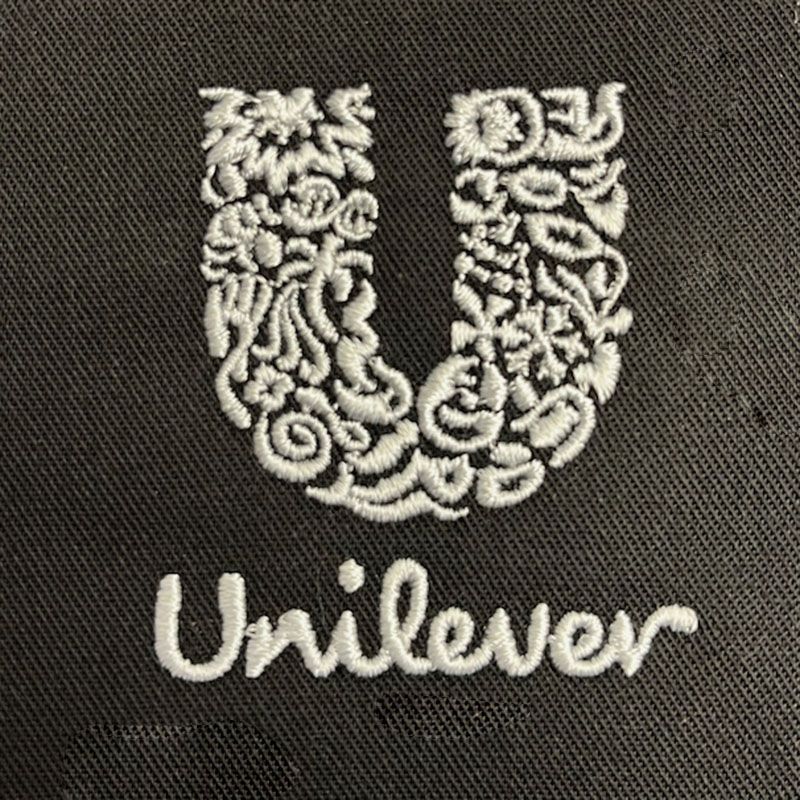 WasWoFinden Bestickung 3 Unilever Logo Bestickung