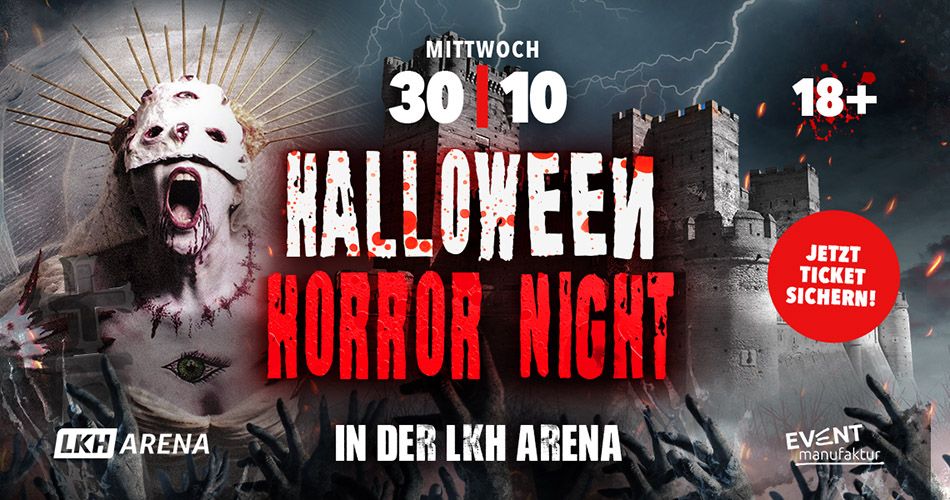 Anzeige Halloween Horror Night in Lüneburg