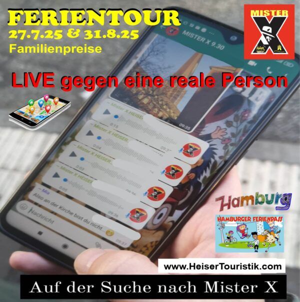 Wo ist Mister X Ferientour mit Heiser Touristik