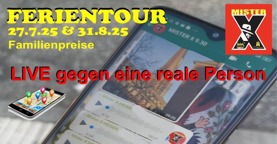 Mister X Hamburg Touren on Heiser Touristik