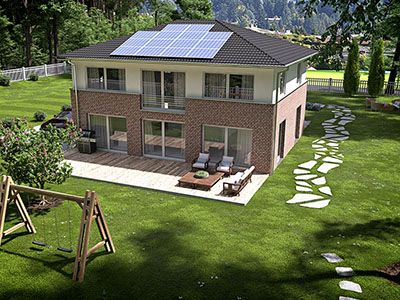 Einfamilienhaus mit Solaranlage in der Nordheide
