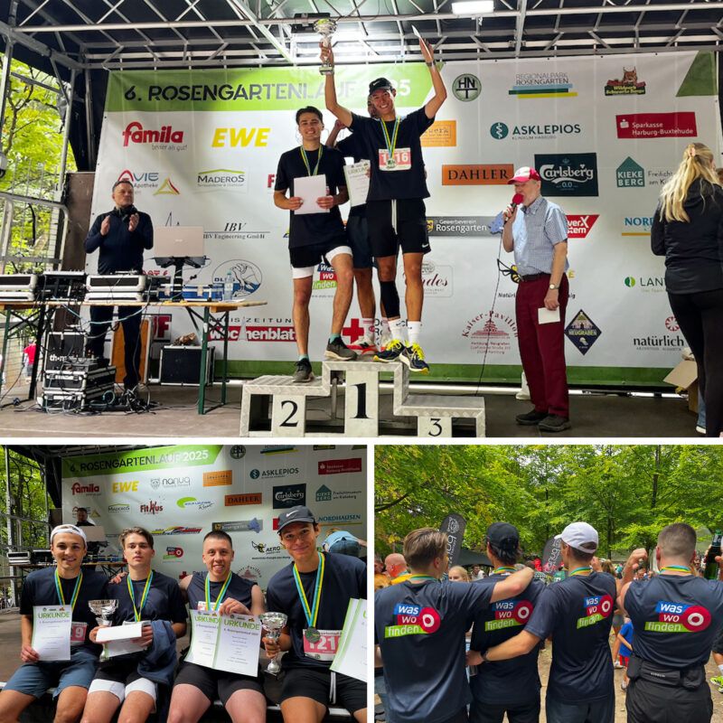 Team was-wo-finden beim Rosengartenlauf